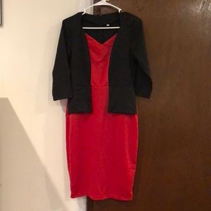 Lightweight One Piece Dress with Jacket Never Worn